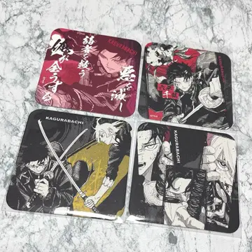 카구라바치 롯페이 치코 히루히코 자무라 세이이치 아트 코스터 점페스