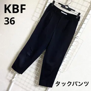 KBF 36 턱 팬츠 블랙 앵클 기장 슬랙스 어반 리서치 S