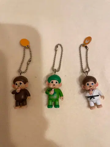 세키구치 몽치치 볼 체인 스트랩 3종 세트