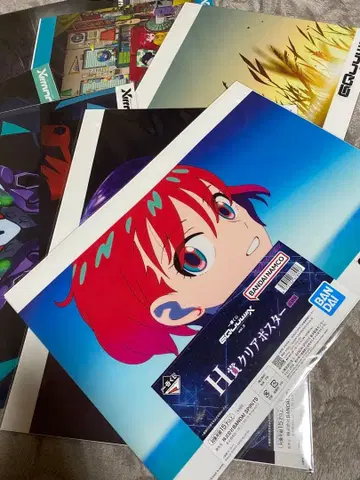 기동전사 건담 지크 액스 1번 복권 클리어 포스터 H상 10장 세트