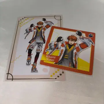 니지산지 마네키네코 IMPACT 코스터 엽서 키타미 유세이