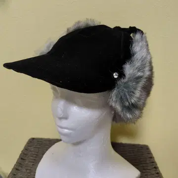 블랙 퍼 플라이트 캡