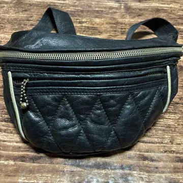 웨스트 라이드 가죽 허리 백 정크