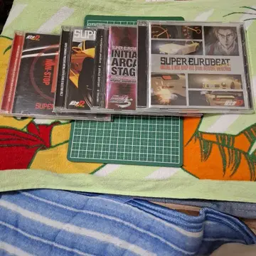 SUPER EUROBEAT 시리즈 4장 묶음 판매