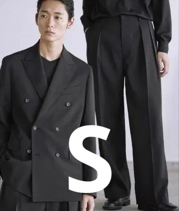 WYM LIDNM HIGH TWIST PE DOUBLE SUIT 블랙