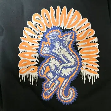 SPARK!! SOUND!! SHOW!! 베이스볼 롱 T XL 블랙