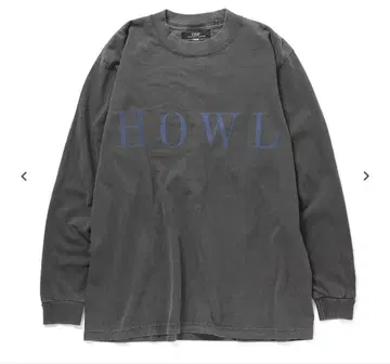 2025aw ESSAY HOWL 프린트 긴팔 티셔츠 사이즈 2