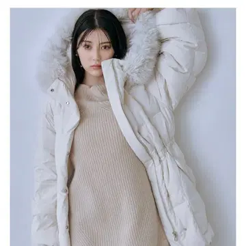 스니델 니시카와 후드 퍼 미들 다운