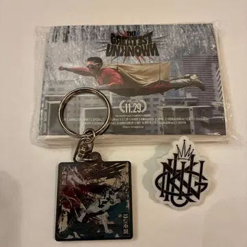 King Gnu 핀 배지 아크릴 키링 포켓 티슈