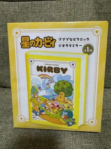 별의 커비 푸푸푸한 피크닉 디오라마 거울