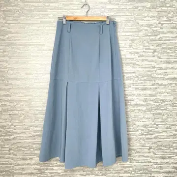 SHIFONERY 시포네리 스카이블루 플리츠 롱 스커트 44 청순 고급