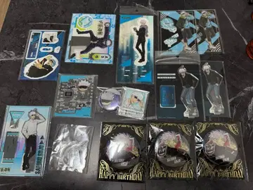 고죠 사토루 굿즈 모음 아크릴 스탠드 캔뱃지