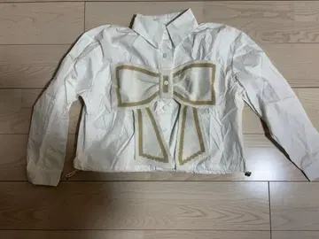 a.subjjject 리본 모티브 나일론 셔츠 (드로스트 포함)