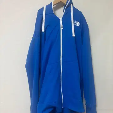 THE NORTH FACE XL 풀 집업 후디 블루