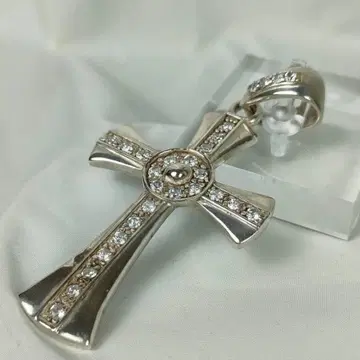 크로스 큐빅 로자리오 십자가 탑 실버 은제