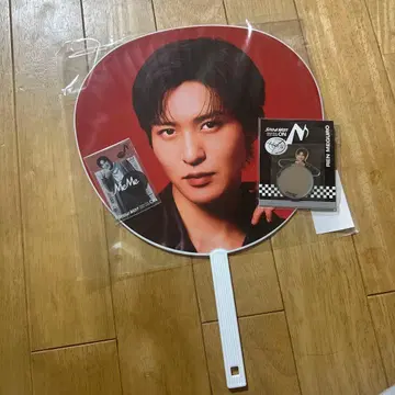 메구로 렌 부채 거울 세트 DOME TOUR ON 클리어 스티커