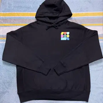 [새상품급] Champion 리버스 위브 후드티 XL 블랙 로고