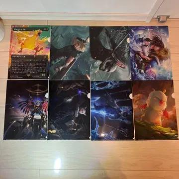 파이널 판타지 LAWSON 로손 FFVII 클리어 파일 8장 세트