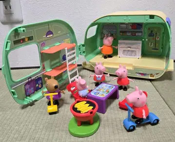 페파피그 트레일러 하우스 인형 중고품