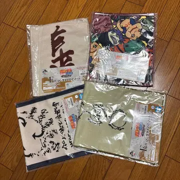 제일복권 NARUTO 돌풍전 전설의 삼인방 E상 롱 타월 4점 세트1