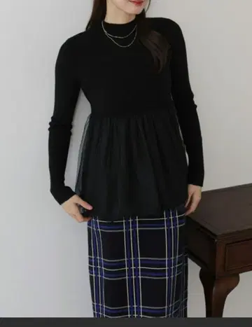 BLUEEAST 벌룬 실루엣 긴팔 상의