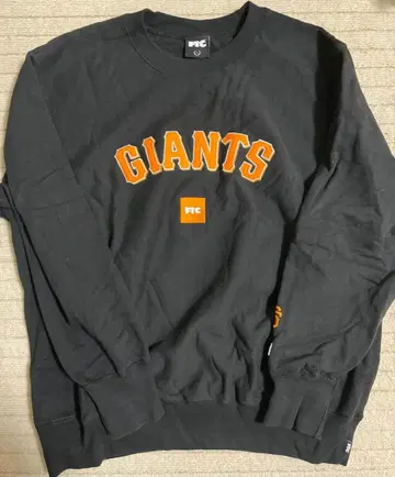FTC GIANTS 로고 맨투맨 L 사이즈 블랙 L