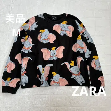 새상품급 ZARA 자라 덤보 트레이닝복 맨투맨 M 블랙 루즈핏