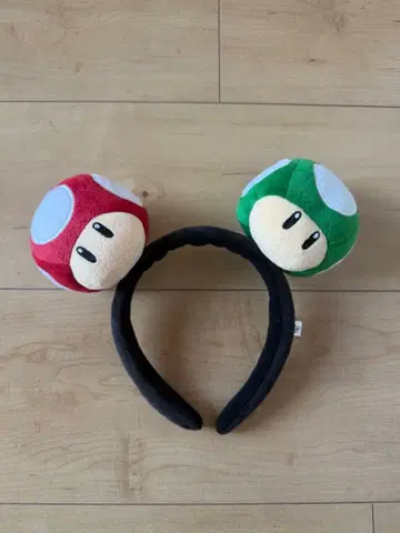 마리오 버섯 디자인 머리띠