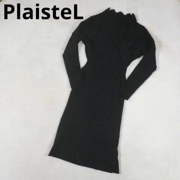 [ 새상품급 ] PlaisteL 블랙 니트 롱 원피스