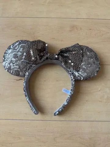 미키 귀 머리띠 스팽글 포함