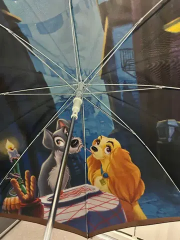 디즈니 스토어 레이디와 트램프 엄브렐라 우산