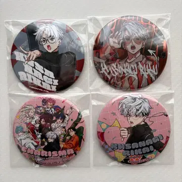 카리스마 쿠사나기 리카 캔뱃지 4개