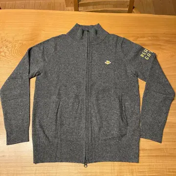 PEARL GATE 그레이 집업 스웨터