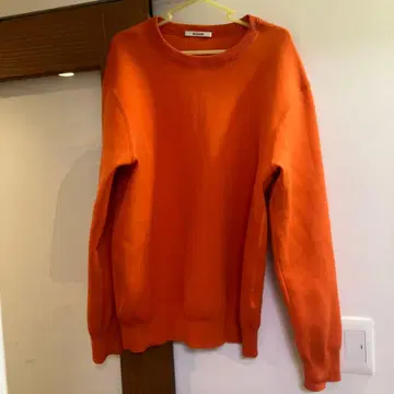SLOANE 스론 오렌지 니트 스웨터 사이즈 5 일본제