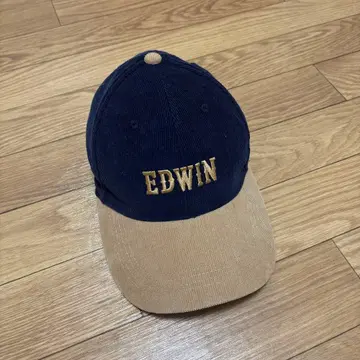 BDWIN 코듀로이 캡 네이비