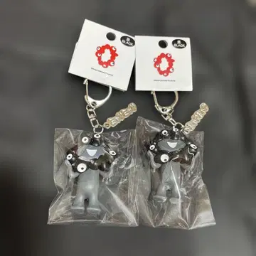 블랙 미야쿠미야쿠 명찰 부착 키링 입체 PVC 키링 2개