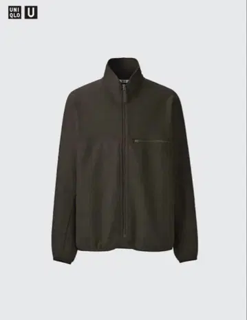 [ 새상품급 ] 유니클로 유 브러쉬드 저지 블루종 다크 브라운 L