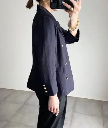 엠마 테일러 네이비 테일러드 자켓 사이즈 38