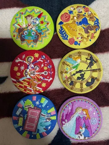 디즈니 자수 캔뱃지 2