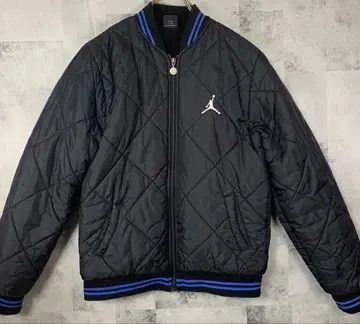 Jordan 퀼팅 다운 자켓 블랙