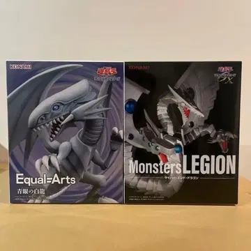 [ 2개 세트 ] 유희왕 피규어 푸른 눈의 백룡 사이버 엔드 드래곤