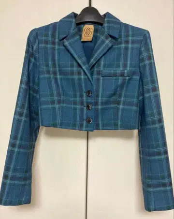 tnewties 폴과 길에서 우연히 만난 크롭 체크 자켓 S