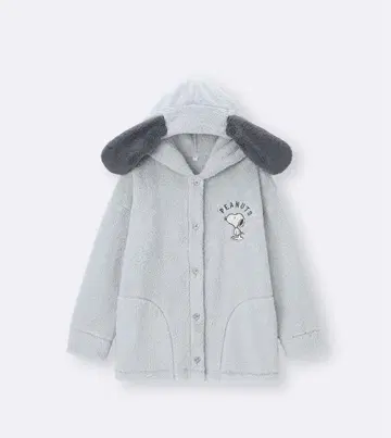 GU 스누피 마쉬멜로우 필 후드티 PEANUTS S 사이즈