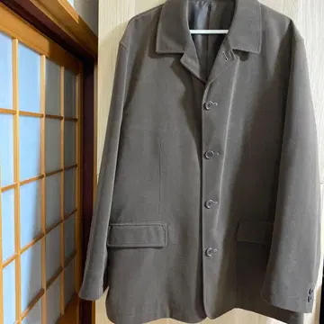 브라운 테일러드 자켓