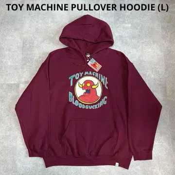 [미사용 새상품] 토이 머신 풀오버 후디 후드티 L SK8