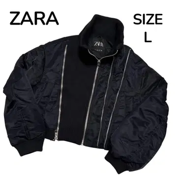 ZARA 자라 여성용 대비 봄버 자켓 MA-1 L