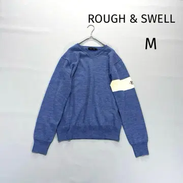 ROUGH & SWELL 라프앤스웰 V넥 스웨터 블루
