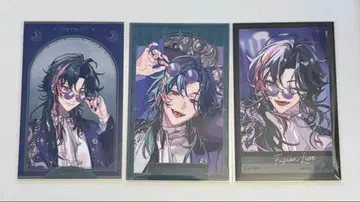 괴성 폴라로이드 사진풍 카드 니지산지 IMPACT 월조 3종 세트