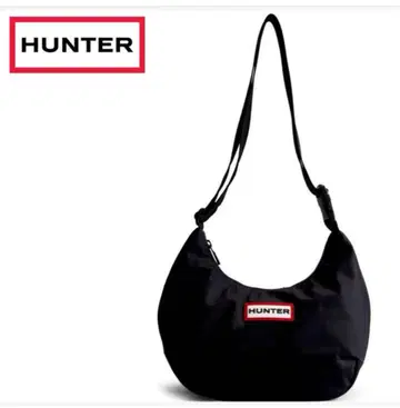 [HUNTER 헌터 ] 컨디션 최상 미니 호보백 블랙 크루아상백