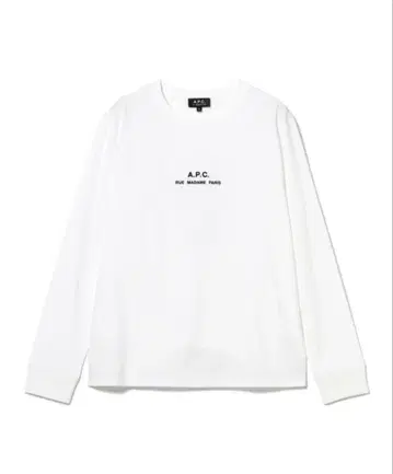 [ A.P.C. ] 롱티 화이트 M 사이즈
